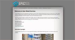 Desktop Screenshot of epicwelding.com