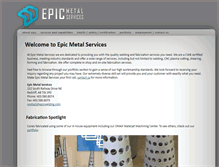 Tablet Screenshot of epicwelding.com